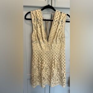 Zadig & Voltaire Beige Lace Dress